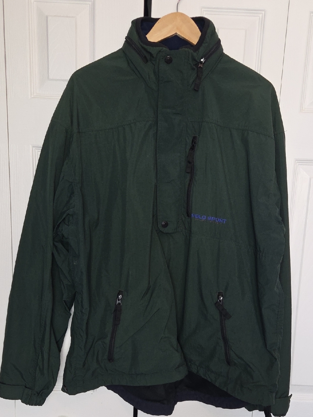 Polo by Ralph Lauren Forest Green Hooded Raincoat